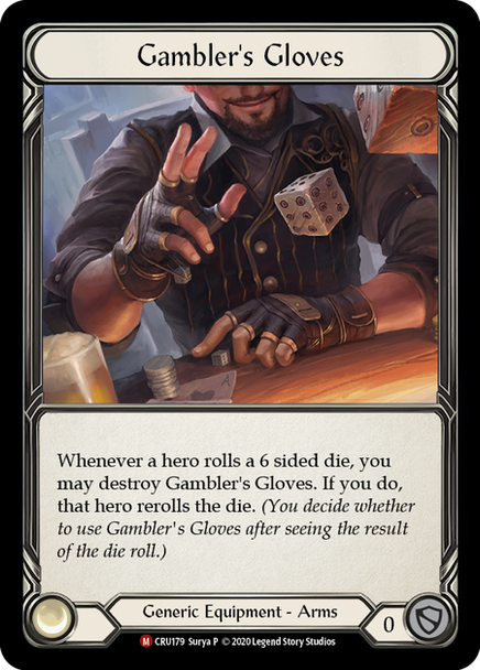 FAB03 CRU-179M Gambler's Gloves (Unl ed)