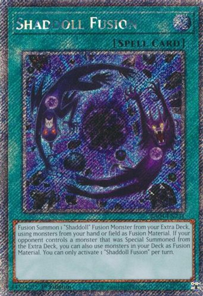 [RA04-EN231] Shaddoll Fusion (Platinum Secret Rare)<1st>