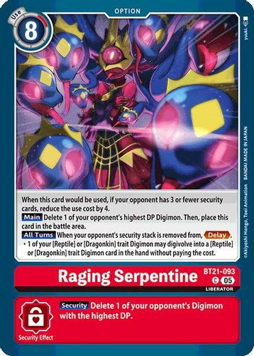 [BT21-093](C) Raging Serpentine