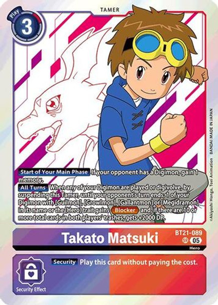 [BT21-089](SR) Takato Matsuki (Foil)