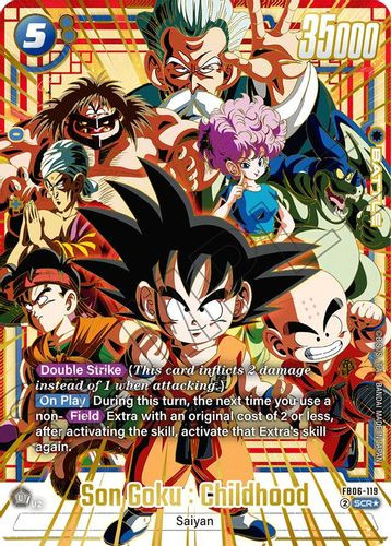 FB06-119](SCR) Son Goku : Childhood (1 Star Alt Art) (Foil
