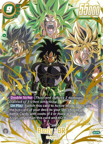 FB06-120](SCR) Broly : BR (2 Star Alt Art) (Foil) - Grand J Games