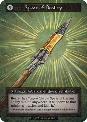 |SOR02|[BET](Unique) Spear of Destiny