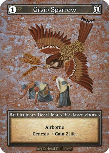 |SOR03|[ARL](Ordinary) Grain Sparrow {Foil}