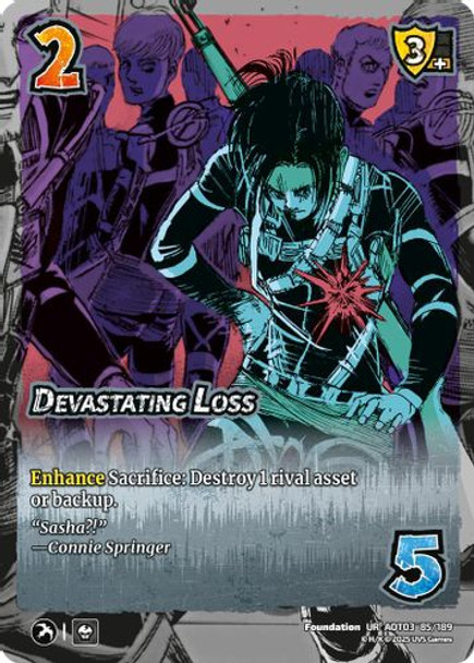 [AOT03-085/189](UR) Devastating Loss (Foil)