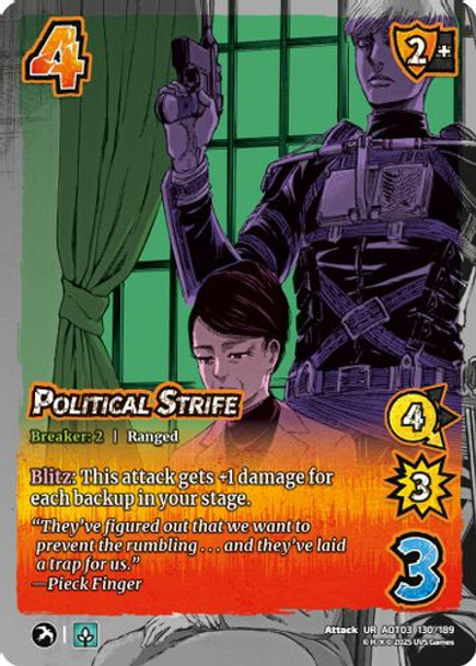 [AOT03-130/189](UR) Political Strife (Foil)