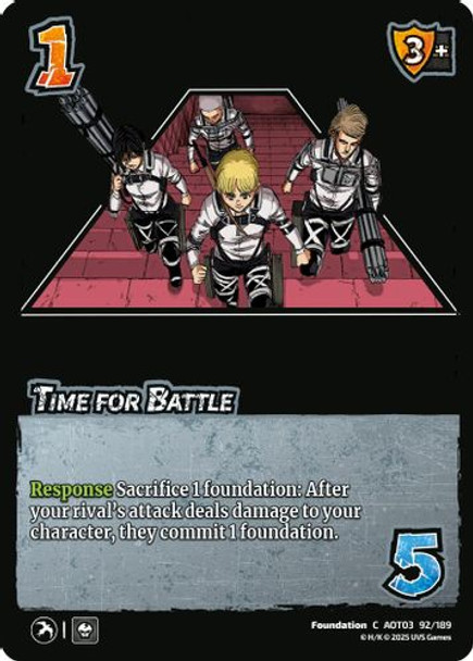 [AOT03-092/189](C) Time for Battle