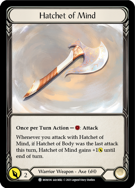 FAB04 MON-106/104T Hatchet of Mind // Spectral Shield (Unl ed)