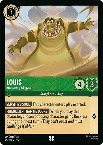 [LOR08-095/204](U) Louis - Endearing Alligator (Foil)