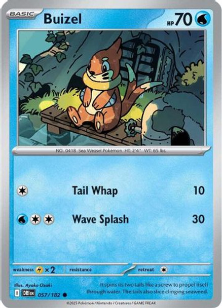 [SV10][DRI-057/182](C) Buizel (Reverse Holo)