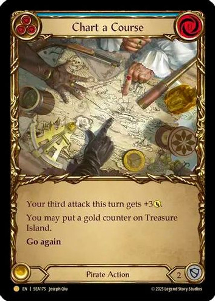 [FAB16 1st][SEA-175](GD) Chart a Course (Blue) (Gold) (Cold Foil)