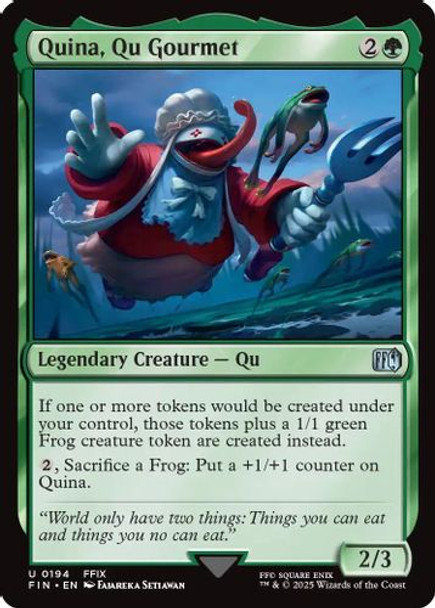 [FIN-0194](U) Quina, Qu Gourmet