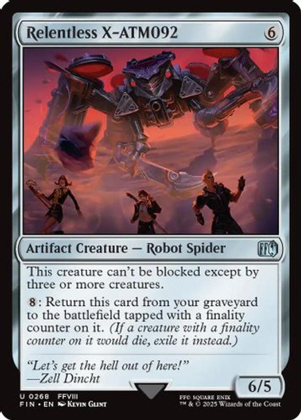 [FIN-0268](U) Relentless X-ATM092