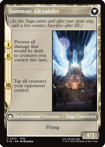 [FIN-0013](U) Crystal Fragments // Summon: Alexander (Foil)