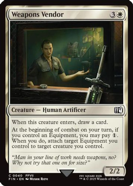 [FIN-0040](C) Weapons Vendor (Foil)