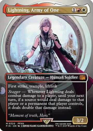 [FIN-0320](M) Lightning, Army of One (Borderless)