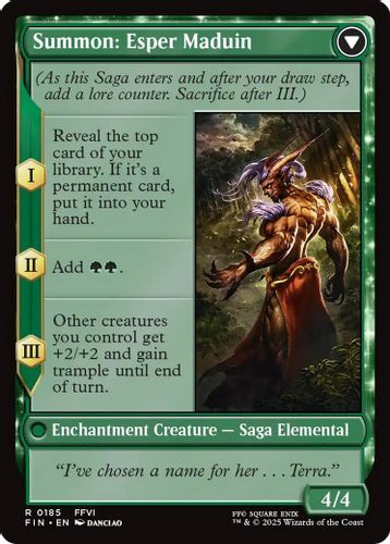 [FIN-0185](R) Esper Origins // Summon: Esper Maduin (Foil)