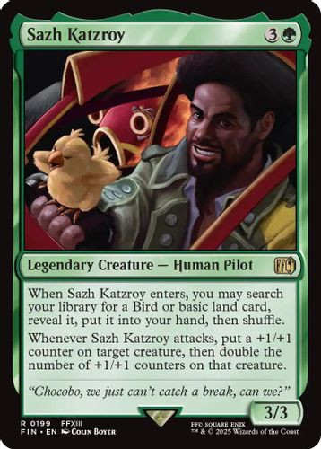 [FIN-0199](R) Sazh Katzroy (Foil)