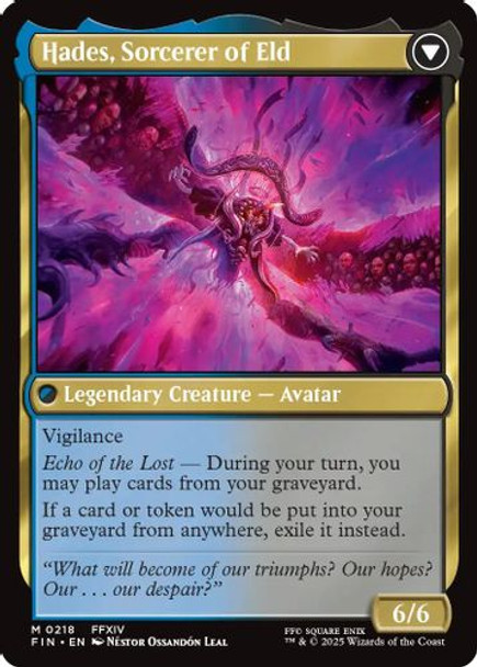 [FIN-0218](M) Emet-Selch, Unsundered // Hades, Sorcerer of Eld (Foil)