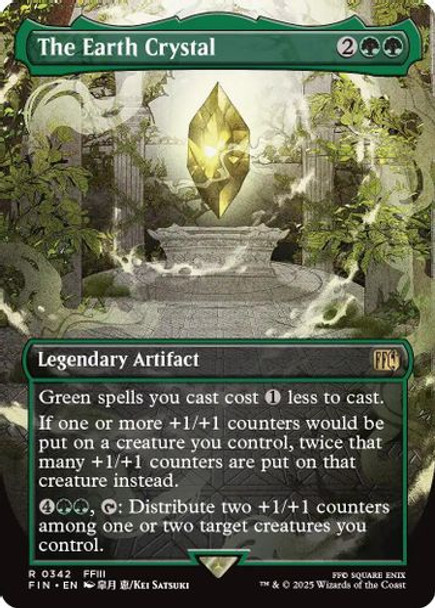 [FIN-0342](R) The Earth Crystal (Borderless) (Foil)