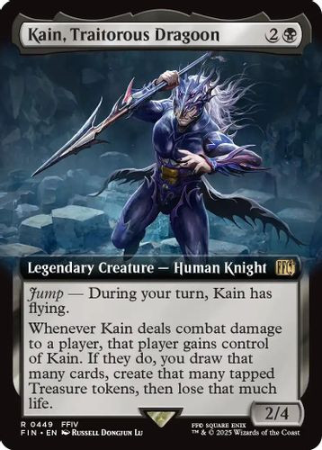 [FIN-0449](R) Kain, Traitorous Dragoon (Extended Art) (Foil)