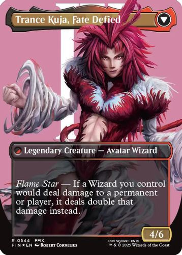 [FIN-0544](R) Kuja, Genome Sorcerer // Trance Kuja, Fate Defied (Borderless) (Surge Foil)