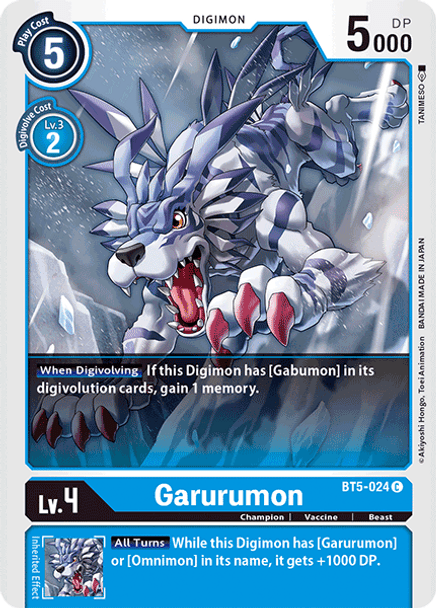 BT05-024C Garurumon