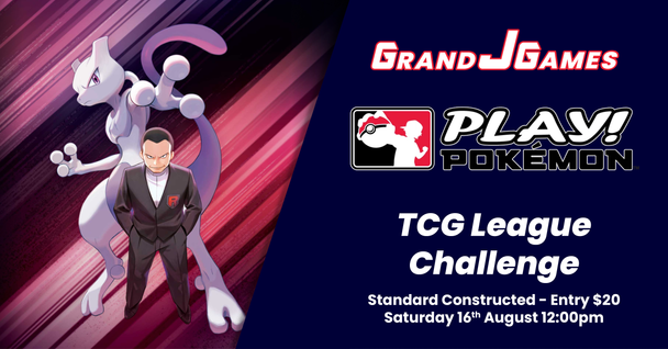Pokemon: Grand J Games League Challenge (12:00pm Saturday 16th Aug)