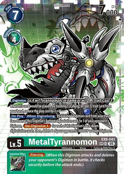 [EX09-043](SR) MetalTyrannomon (SP Alternate Art) (Foil)