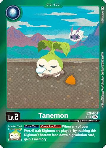 [EX09-004](C) Tanemon (1 Star Color Frame) (Foil)