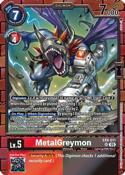 [EX09-011](SR) MetalGreymon (Foil)