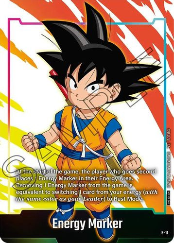 [E-011] Energy Marker {Son Goku (Mini) : DA} {Energy Marker Pack 04} {Foil}