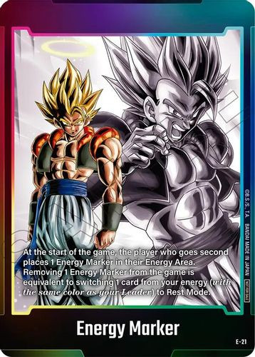 [E-021] Energy Marker {Gogeta} {Energy Marker Pack 05} {Foil}