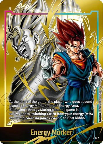 [E-018] Energy Marker {Vegito} {Energy Marker Pack 05} {1 Star Alt Art} {Foil}