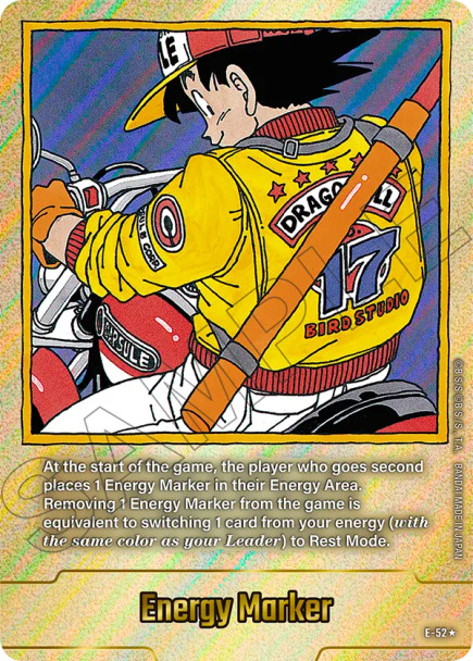 [E-052] Energy Marker {SB01-Manga Booster 01} {1 Star Alt Art} {Foil}