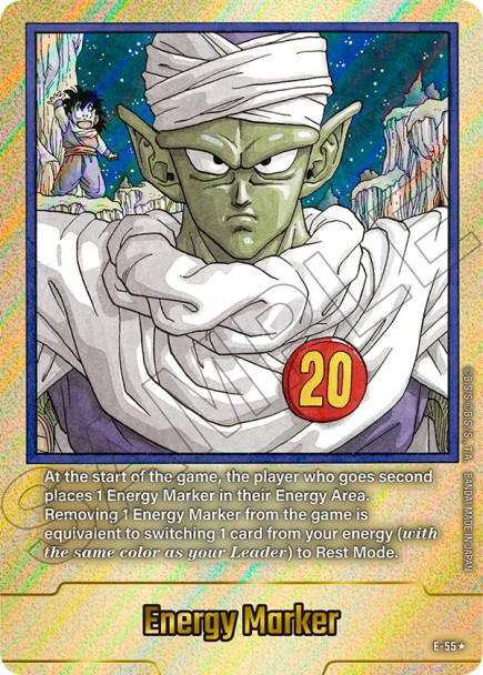[E-055] Energy Marker {SB01-Manga Booster 01} {1 Star Alt Art} {Foil}