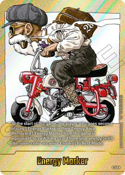 [E-058] Energy Marker {SB01-Manga Booster 01} {1 Star Alt Art} {Foil}