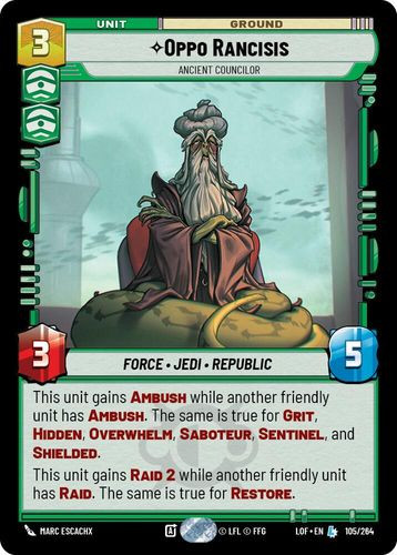 [05-LOF-EN-0105](L) Oppo Rancisis - Ancient Councilor