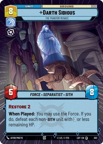 [05-LOF-EN-0303](S) Darth Sidious - The Phantom Menace (Hyperspace)