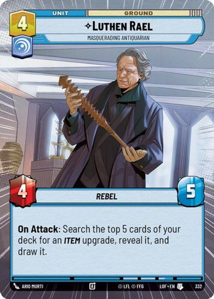[05-LOF-EN-0332](U) Luthen Rael - Masquerading Antiquarian (Hyperspace)