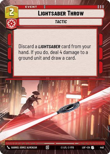 [05-LOF-EN-0440](U) Lightsaber Throw (Hyperspace)