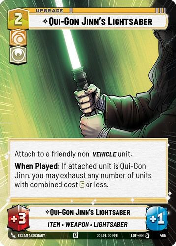 [05-LOF-EN-0465](S) Qui-Gon Jinn's Lightsaber (Hyperspace)