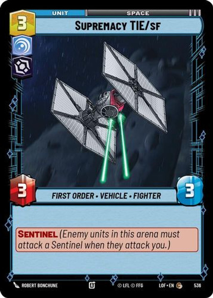 [05-LOF-EN-0536](C) Supremacy TIE/sf (Foil)