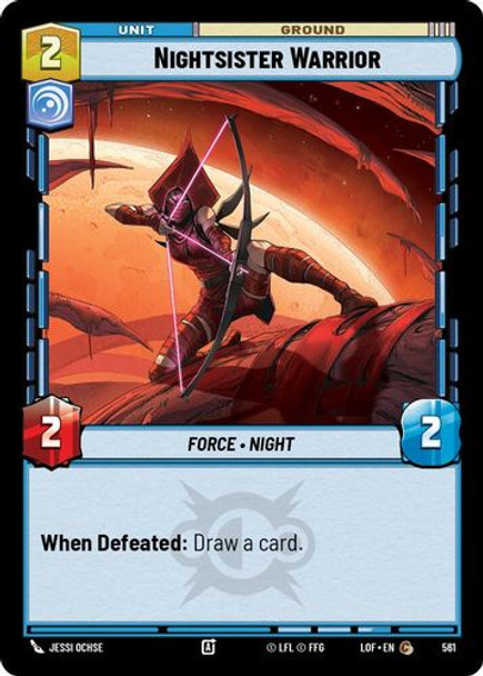 [05-LOF-EN-0561](C) Nightsister Warrior (Foil)