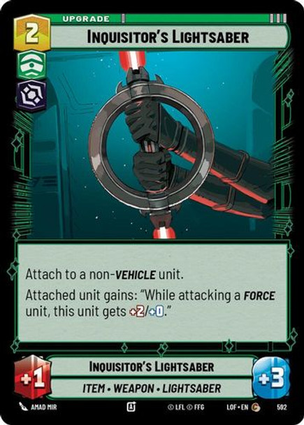 [05-LOF-EN-0592](C) Inquisitor's Lightsaber (Foil)