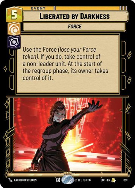 [05-LOF-EN-0691](R) Liberated by Darkness (Foil)