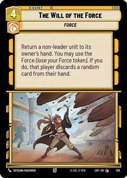 [05-LOF-EN-0729](C) The Will of the Force (Foil)