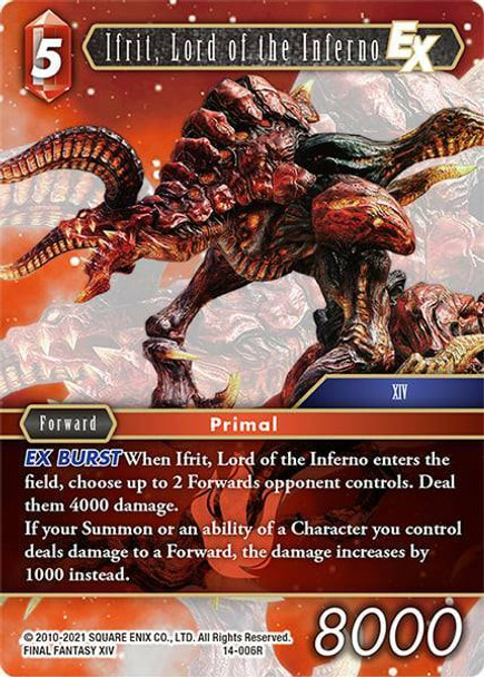 FF14-006R Ifrit, Lord of the Inferno (Foil)