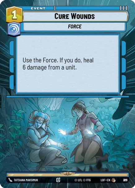 [05-LOF-EN-0815](C) Cure Wounds (Hyperspace) (Foil)