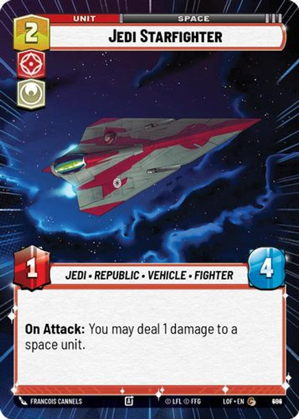[05-LOF-EN-0884](C) Jedi Starfighter (Hyperspace) (Foil)